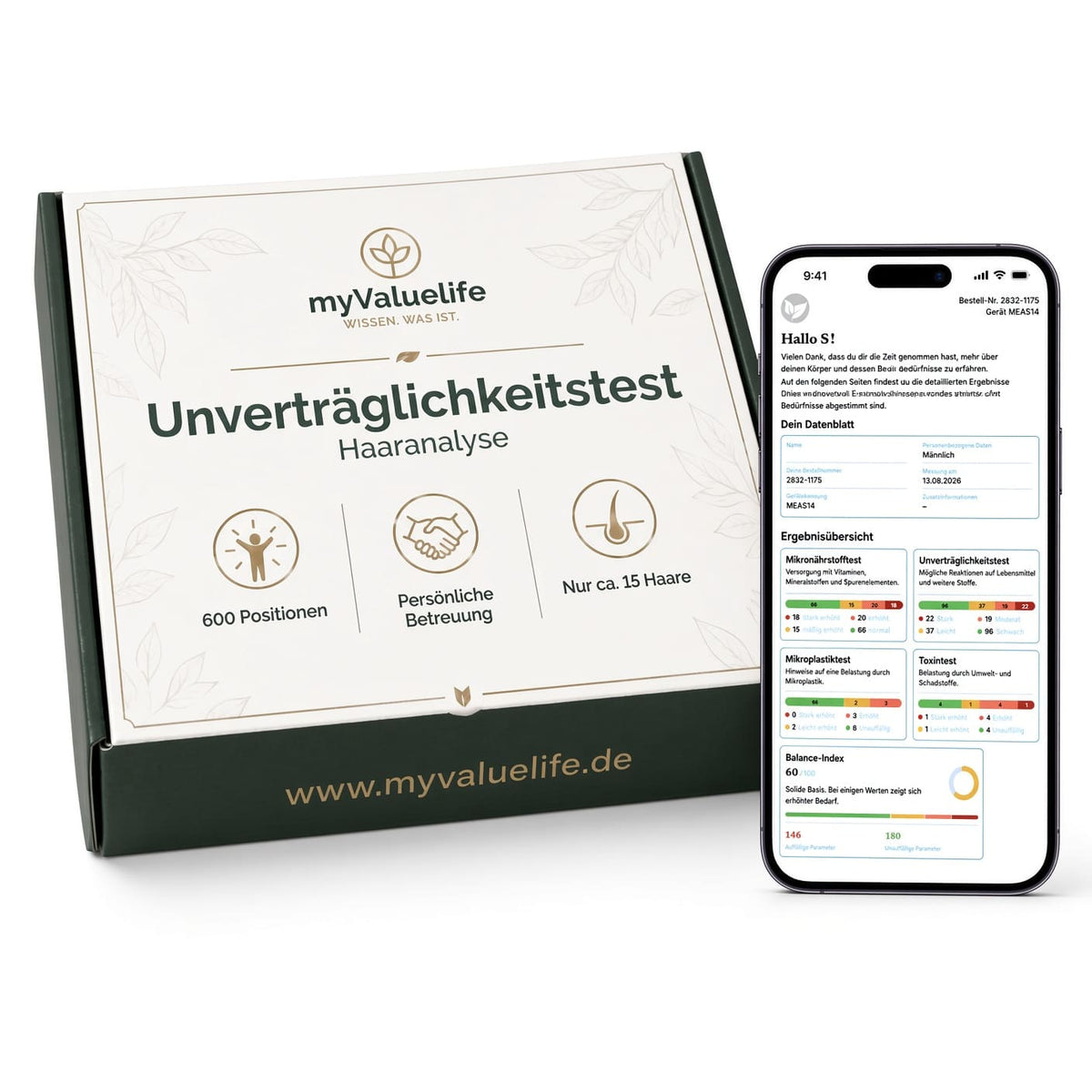 Unverträglichkeitstest – 600+ Positionen aus einer Haarprobe